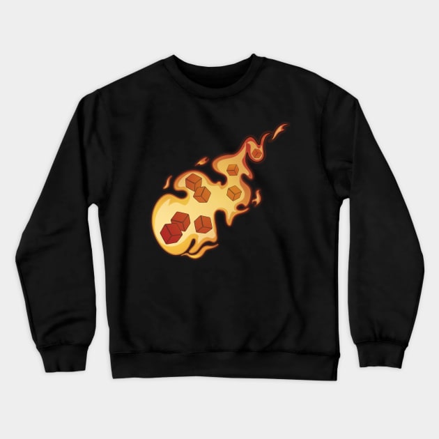 Fireball Crewneck Sweatshirt by CrowleyCreations